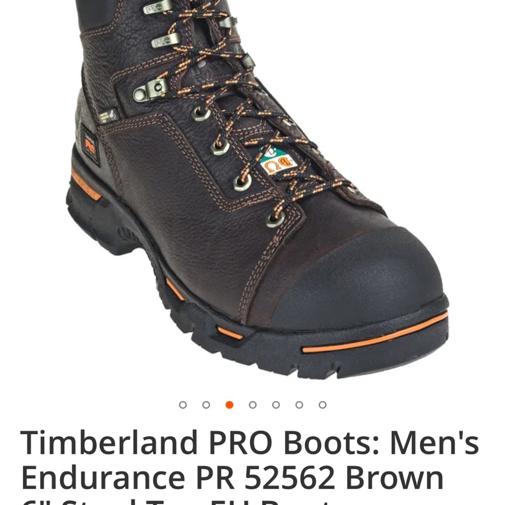 Timberland PRO Brown and Black Durable Work Boots